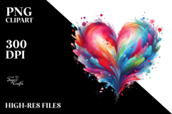 Digital Painting Heart PNG Product Image 2