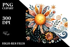 Whimsical Sun PNG Product Image 2
