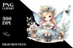 Whimsical Cute Fairy PNG Product Image 3