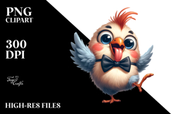 Exaggerated Bird with Mock Seriousness Product Image 2