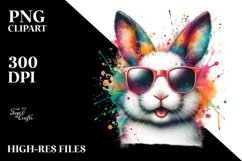 Colorful Rabbit | Quirky Style Clipart Product Image 3