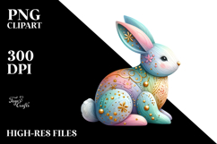Pastel Bunny PNG Product Image 2