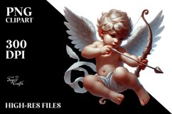 Cupid with Wings, Transparent PNG Product Image 2