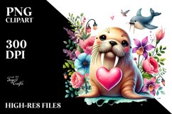 Adorned Walrus Heart Design Product Image 2