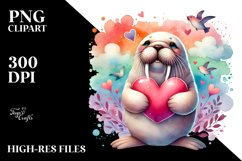 Adorned Walrus Heart PNG Product Image 2