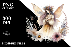 Washed Boho Fairy PNG Product Image 2