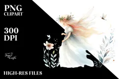 Washed Whimsicall Fairy PNG Product Image 2