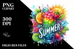Colorful Cold Drink, High-Res PNG Product Image 3