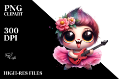 Funny Skeleton with Tutu, Vibrant PNG Product Image 2