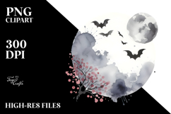 Washed Simple Bat PNG Product Image 2