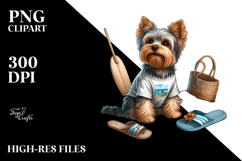 Sublimation Sticker Centered | Yorkshire Terrier Product Image 2