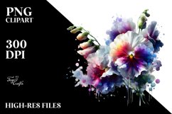 Artistic Sweet Pea | Sublimation | Clipart Product Image 3