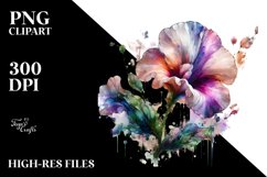 Artistic Sweet Pea | Sublimation | Clipart Product Image 3