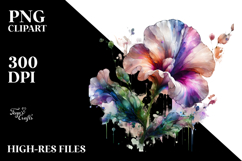 Artistic Sweet Pea | Sublimation | Clipart Product Image 2