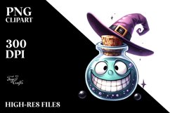 Goofy Magic Halloween Sublimation Clipart Product Image 3