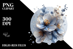 Abstract Delphinium, Transparent PNG Product Image 2