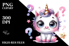 Funny Unicorn PNG Product Image 2