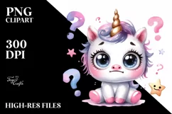 Funny Unicorn PNG Product Image 1