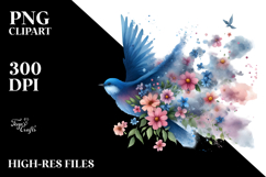 Winter Forest Bird PNG Product Image 2