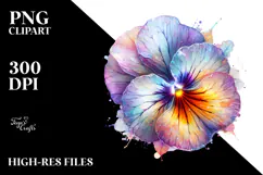 Vibrant Pansy PNG Product Image 2