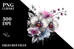 Orchid Material PNG Product Image 2