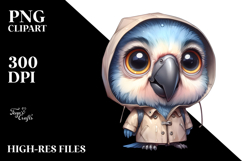 baby parrot big eyes standing up human like Product Image 2