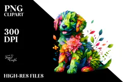 Abstract Watercolor Puppy, 20 oz Tumbler Product Image 2