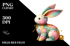 Pastel Bunny PNG Product Image 2