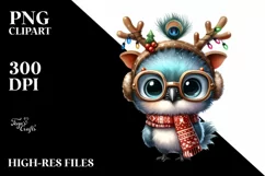 a Cute Watercolor Peacock PNG Product Image 1