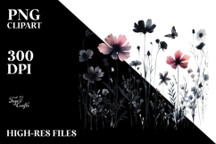 Wildflower Silhouettes, Transparent PNG Product Image 2