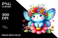Vibrant Baby Butterfly, Transparent PNG Product Image 2
