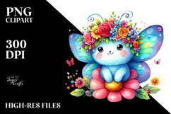 Vibrant Baby Butterfly, Transparent PNG Product Image 1