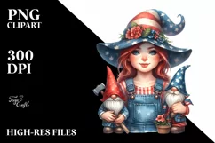 Detailed Patriotic Gnome | Clipart Product Image 3