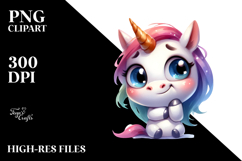 Funny Unicorn PNG Product Image 2