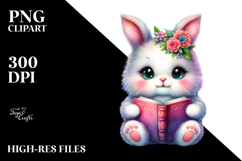 Goofy Cute Baby Bunny PNG Product Image 2