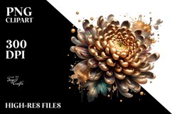 Shiny Chrysanthemum Clipart Product Image 1
