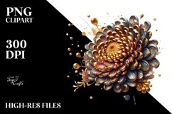 Shiny Chrysanthemum | Sublimation Clipart Product Image 1