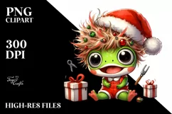 a Cute Watercolor Frog PNG Product Image 3