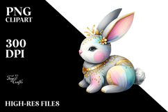 Pastel Bunny PNG Product Image 2