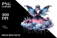 Gothic Fairy on Cloud PNG Product Image 2