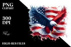 watercolor flag usa colors Product Image 2