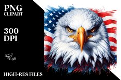 Watercolor Patriotic Clipart Product Image 3