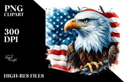Watercolor Patriotic Clipart Product Image 1