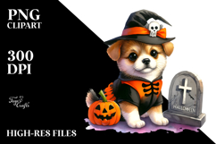 Vibrant Drawing Halloween | Cute Baby Dog Product Image 2