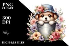 Detailed Pastel Magical Mushroom Watercolor PNG Product Image 2