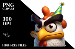 Goofy Chicken PNG Product Image 2