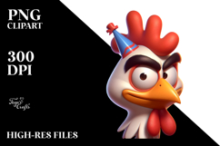 Goofy Chicken PNG Product Image 2