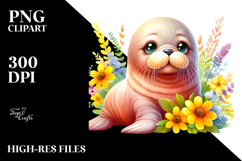 Cute Colorful Small Baby Walrus Smiling Product Image 2