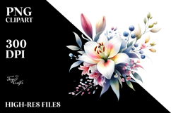 Colorful Lily PNG Product Image 2