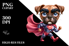 Excited Superhero Cape, PNG Product Image 2